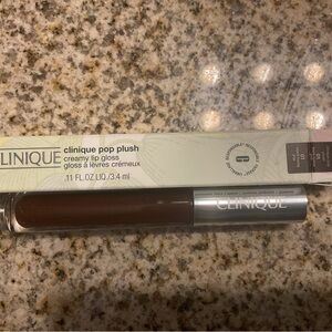 Clinique Pop Plush Creamy Lip Gloss - Rich Brown